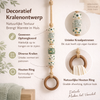 Bohemian Kralen Handdoekhouder van Hout
