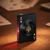 Stoere Metalen Speelkaart Aansteker met Spinner
