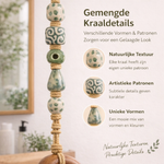 Bohemian Kralen Handdoekhouder van Hout