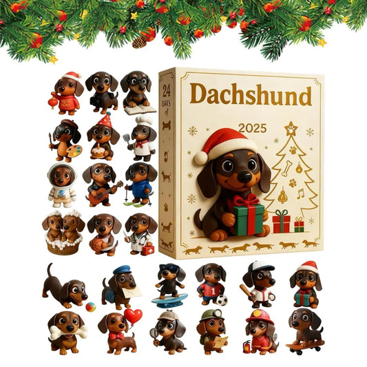 Dachshund Kerst Advent Kalender