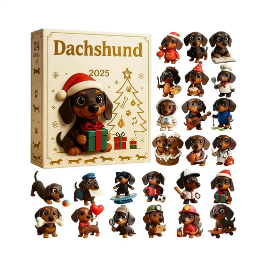 Dachshund Kerst Advent Kalender