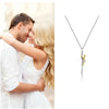 Tweekleurige Omhelzing Hanger Ketting