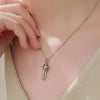 Tweekleurige Omhelzing Hanger Ketting