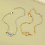 Verstelbare Zon En Maan Armband Set