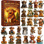 Hooglandse Koe Kerst Advent Kalender