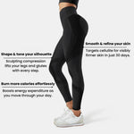 Naadloze Compressie Sportlegging, Anti-Cellulitis