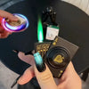 Stoere Metalen Speelkaart Aansteker met Spinner