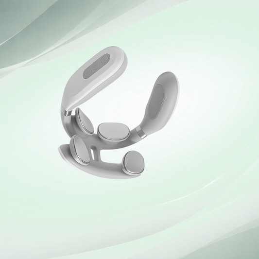Handsfree EMS-nekmassager met warmtefunctie