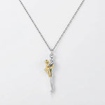 Tweekleurige Omhelzing Hanger Ketting