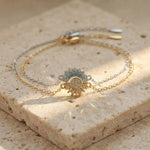 Verstelbare Zon En Maan Armband Set