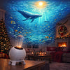 Roterende Kerst Sneeuwvlok Projector Lamp